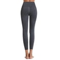 thumbnail image 2 of Ramiter Leggings with Pockets for Women Women's Ultra Soft High Waisted Seamless Leggings Tummy Control Yoga Pants XL,Grey, 2 of 4