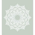 thumbnail image 3 of Ambesonne Orient Duvet Cover Sets, Damask Floral Motifs, 2-Twin, Green White, 3 of 4