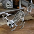 thumbnail image 3 of AQMD Halloween Decoration Skeleton Cat with Posable Joints Skeleton Animals Prop for Halloween Indoor Outdoor Spooky Scene Party Favors Decor, 3 of 7