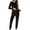 Black womens 2 piece sets, variant on up to 60% off Gifts Womens Pajama Set Womens Gold Velvet Pajamas Sets Fashion Color Block Long Sleeve Pullover Jogger Pants Lounge Sets Ladies Casual Homewear Sleepwear 2 Piece Outfits