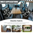 thumbnail image 5 of FOR U DESIGNS Skull Print 3 Pcs RV Dinette Cushion Covers Stretch Camper Cushion Slipcover Sofa Furniture Protector Include 1 Backrest Cover 1 Bench Cover and 1 Pillowcase, 5 of 8
