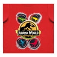 thumbnail image 2 of Playera Para Niño Jurassic World Jurassic World Cuello Redondo Manga Corta Talla 8 Rojo, 2 of 2