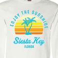 thumbnail image 4 of Inktastic Summer Enjoy the Sunshine Siesta Key Florida in Blue Long Sleeve T-Shirt, 4 of 5