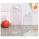 thumbnail image 4 of 2 Piezas Botella de Agua de Jugo de Leche Cuadrada Transparente de PláStico PortáTil Botella de Agua de CartóN de Leche de Bebida para Acampar Al Aire Libre B, 4 of 5