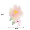thumbnail image 4 of Clip para el cabello de flores decorativo 1 Pc 4.92"x3.94" color blanco rosado, 4 of 5