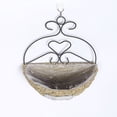 thumbnail image 3 of Handwoven Hanging Wall Basket, Indoor & Courtyard Wicker Flower Pot Bonsaier, Decorative Hanging Basket for Garden and Balcony, Rustic Style Bonsai Hanger for Home Decor, 13*11in, Khaki, 3 of 6