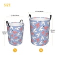 thumbnail image 4 of KLL Cartoon Poodle Dog Waterproof Foldable Laundry Hamper Bucket with Handles for Storage Bin,Kids Room,Home Organizer (Medium ), 4 of 7