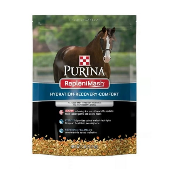 Purina 3006758-145 RepleniMash Hydration and Recovery Mash for Horse - 7 lb.