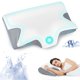 thumbnail image 1 of Almohada Memory Foam, Almohada Cervical para Aliviar el Dolor de Cuello, Almohada Ortopédica para Quienes Duermen de Lado, Boca Arriba y Boca Abajo, con Funda de Almohada, 1 of 7