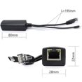 thumbnail image 4 of Paquete de 2 Divisores PoE Gigabit 5 V, USB Tipo C, Adaptador 48 V una y 2,4 A, Compatible con IEEE 802.3Af, 4 of 5