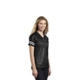 thumbnail image 4 of Ladies Football Replica Jersey Color Black/White 2X-Large Size, 4 of 10