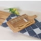 thumbnail image 4 of Kit de 9 piezas para hacer sushi de bambú con 2 esterillas, 5 pares de palillos y esparcidor de arroz, 4 of 7