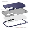 thumbnail image 4 of TECH CIRCLE for Samsung Galaxy A71 5G Slim Soft Rubber Armor Case,Three Layer Heavy Duty Shockproof Protection Hard Plastic Bumper + Soft Silicone Rubber Hybrid Protective Cover,Darkblue, 4 of 6