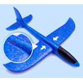 thumbnail image 3 of Paquete de 3 aviones de espuma de lanzamiento grandes de 18.9 ", avión planeador de modo de vuelo, juguete volador para niños, regalos para niños, juguetes deportivos al aire libre, regalos de fiesta Namotu CQ571, 3 of 7