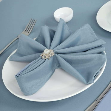 Efavormart 1 PC Silver Premium 20" x 20" Washable Sequin Napkins Great ...