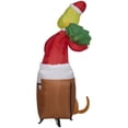 thumbnail image 3 of Chimenea inflable navideña con diseño de Gemmy Grinch and Max, 1,7 m de altura, 3 of 6