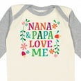 thumbnail image 4 of Inktastic Nana and Papa Love Me Girls Long Sleeve Baby Bodysuit, 4 of 5