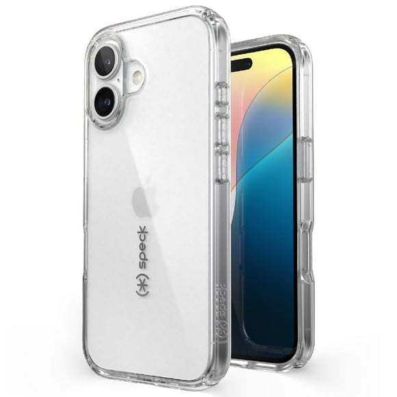 Funda de teléfono Speck Clear GemShell Grip para iPhone 16