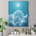 thumbnail image 4 of Qisvanset 12x16 Inch Dreamy Cloudscape Canvas Wall Art, Minimalist Sky Painting Tranquil Style Home Interior Decor, 4 of 8