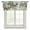 Green, variant on Bear Moose Semi Sheer Valance Curtains Brown Wildlife Animal Rustic Green Pine Trees Voile Valances Curtain Rod Pocket Small Window Treatment for Kitchen Bathroom Cafe 42"x18"