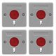 thumbnail image 1 of Botón de Alarma de Emergencia, Botón de Pánico para Exteriores, ABS, Equipo Antirrobo de Emergencia para Residencias de Ancianos., 1 of 6