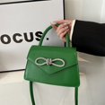thumbnail image 2 of Bolso de mano suave, moderno, sencillo y elegante, nuevo bolso de mensajero versátil de un solo hombro de principios de primavera 2025, bolso cuadrado pequeño para mujer, 2 of 5