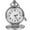 siliver, variant on DEBGFS Vintage Pocket Watch Quartz Pocket Watch with Chain Classic Mechanical Movement Pocketwatch Smooth Silver Steel Men Watch Hand Winding Pocket Watch for Men Women Christmas Gift,black