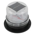 thumbnail image 1 of LED Warning Light, Solar Powered Safety Flashing Light High Brightness Waterproof Energy Saving Strong Magnetic Base  for Snow Removal Car Red,Yellow,Blue,Green,White,Reddish Blue, 1 of 7