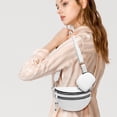 thumbnail image 4 of Bolso de hombro casual con correa ancha | Bandolera de moda de color sólido | Bolso de mano liviano para todos los días | Cómoda correa ancha para el hombro | Bolso versátil para viajes y ocio |, 4 of 5