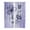 Purple, variant on Green Floral Kitchen Curtains Short 54 Inch Length, Country Rustic Ombre Painting Art Watercolor Grommet Top Bedroom Living Room Curtains, Light Filtering Cafe Curtain Drapes 2 Panels Set 84''x54''