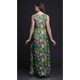 thumbnail image 2 of Bimba Robe Longue Maxi à Fleurs pour Femmes Col Rond Imprimé Robe de Soirée-TTTG, 2 of 6