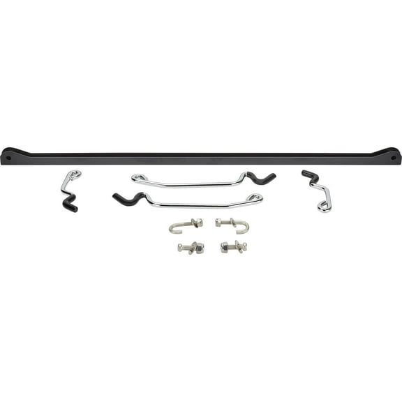 Speedway 1928-36 Ford Hood Prop Kit, Black