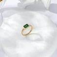 thumbnail image 2 of Natural Green Emerald Diamonds Rings Engagement Wedding Band for Women Promotion, 2 of 3