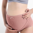 thumbnail image 2 of GEWSEY Maternity Underwear, Pure Comfort Cotton Panties, Women's Maternity Pregnancy High Waist Underwear (Watermelon Red, M), 2 of 9