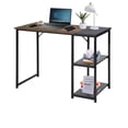 thumbnail image 1 of Escritorio con Repisa Inferior HOMEMAKE FURNITURE Industrial Color Madera y Negro 100 x 48 x 74cm, 1 of 4