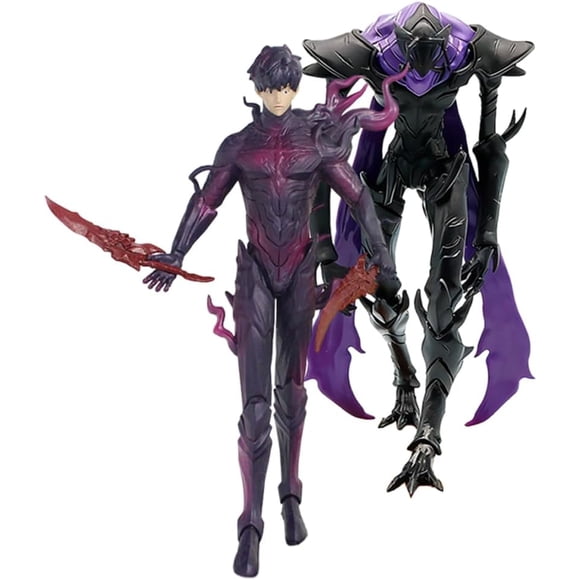 2pcs Beru Figure Sung Jin Woo Action Figures Standing Pose Anime Figura de Sung Jin Woo Figurine Collectibles Gift for Fans