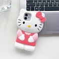 thumbnail image 4 of Fundas de teléfono de silicona de Hello Kitty para iPhone, 11, 12, 13, Promax, X, XS, MAX, XR, 7p, 8p, funda trasera de protección de lente, Kawaii, 4 of 4