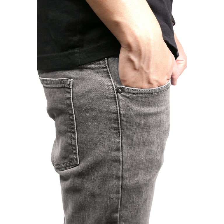 Buy Men Grey Light Super Slim Fit Jeans Online - 766599