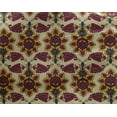 thumbnail image 4 of oneOone Georgette Viscose Fabric Floral & Paisley Block Printed Fabric 1 Yard 42 Inch Wide, 4 of 4