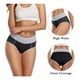 thumbnail image 2 of Calzoncillo Mujer Cintura Alta Braga Cómoda Algodón 5 Piezas, 2 of 5