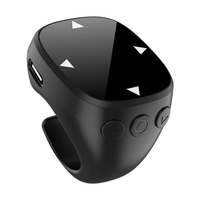 Página de aplicaciones de control remoto de desplazamiento de anillo de desplazamiento Página portátil de la página táctil girando para el pedido Negro
