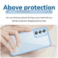 thumbnail image 4 of Feishell Clear Case for Samsung Galaxy A14 5G 6.6 inch,Shockproof Slim Fit Non-Yellowing Transparent Anti-Scratch Lightweight Silicone Anti-Fingerprint Protective Phone Case,Blue, 4 of 8