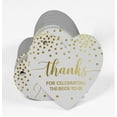 thumbnail image 3 of Inkdotpot Thanks For Celebrating The Bride To Be Bridal Shower Bottle Tag Real Gold Foil Favor Hang Tags Pack Of 50, 3 of 6