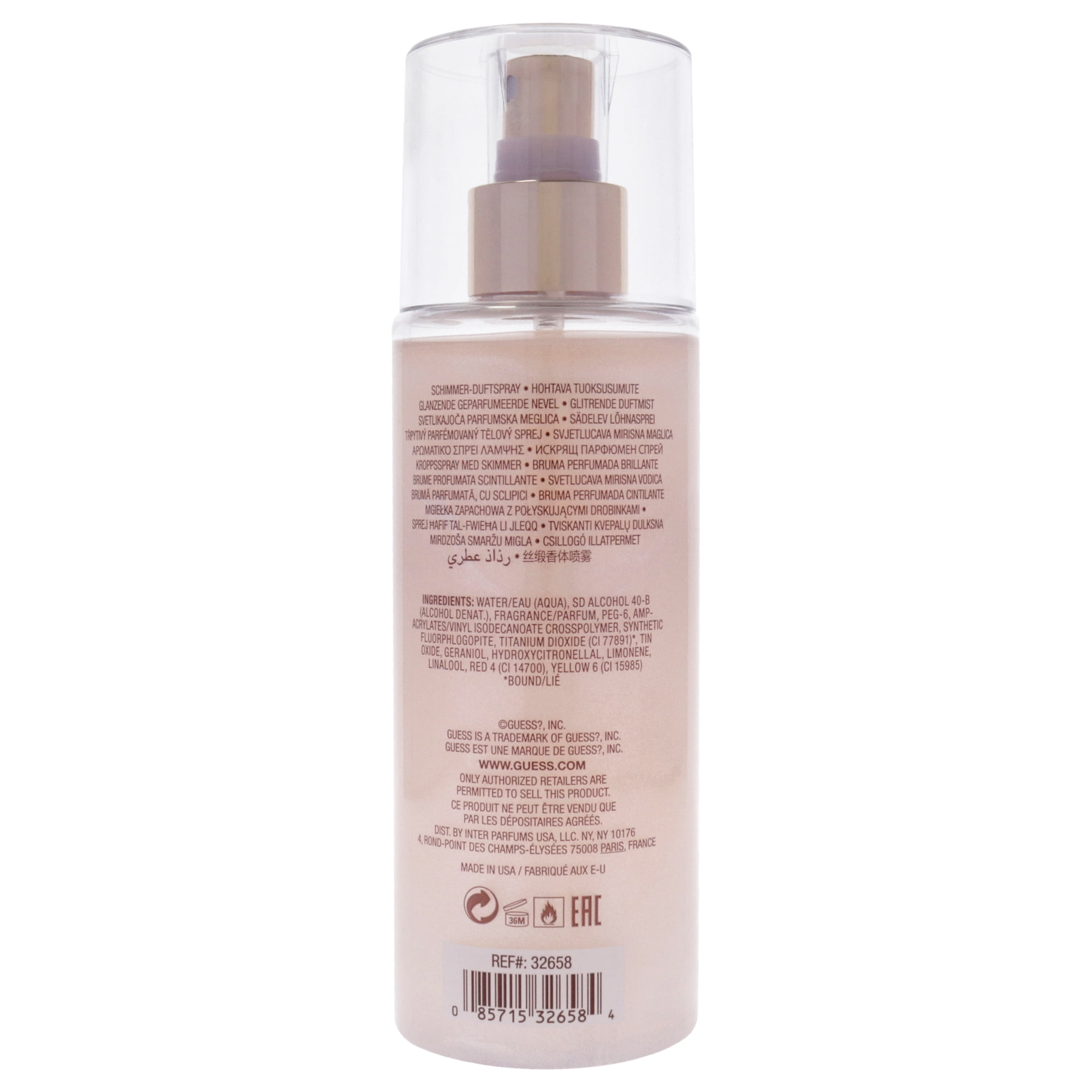 GUESS, Bella Vita Rosa Shimmer Fragrance Mist, 8.4 oz, Fruity