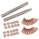 thumbnail image 1 of 20pack Copper Rivets And Burrs (14mm And 19mm) With 2pcs Punch Rivet Tool For Belts, Bags, Collars-m.1419, 1 of 5