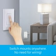 thumbnail image 6 of GE Wireless Light Control with Wall Switch, 1-Grounded Outlet, 18279, 6 of 9