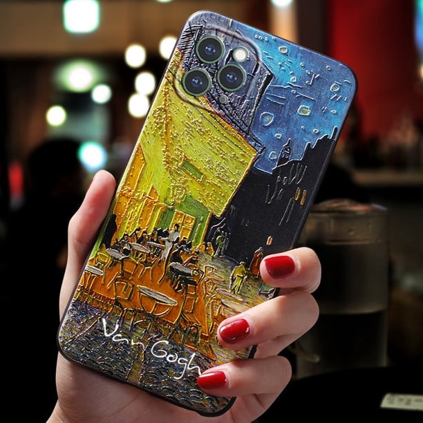 Para Coque iphone 14 11 12 13 Pro 13Pro 14Pro Max mini X XR XS Max 7 8 6 s 6s 14 Plus SE 2020 2022 funda 3D Art Apple Phone Cover Deng Xun unisex