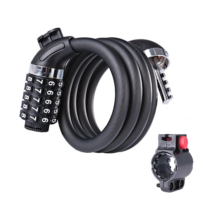 Bangcool Bicycle Lock Resettable Safe Bike Lock Cable Bike Supplies for Outdoor