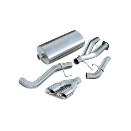 Corsa 02-06 Cadillac Escalade 6.0L V8 Polished Sport Cat-Back Exhaust