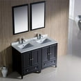 thumbnail image 4 of Fresca Oxford 48" Espresso Traditional Double Sink Bathroom Vanity, 4 of 12
